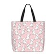 thumbnail image 1 of Balery Cute Rabbit Bolsa de Mano para Mujeres con Cremallera, Bolsa de Gimnasio con Compartimentos, Bolsa para Laptop, Bolsa para Trabajo, 1 of 7