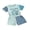 Sky Blue, variant on EYIIYE Brother and Sister Matching Set 0-3Y Toddler Baby Letter Print Shirt Short Sleeve T-Shirt Crew Neck Tops with Contrast Color Shorts Sibling Outfits Infant Newborn Loose Casual Outfit for Summer