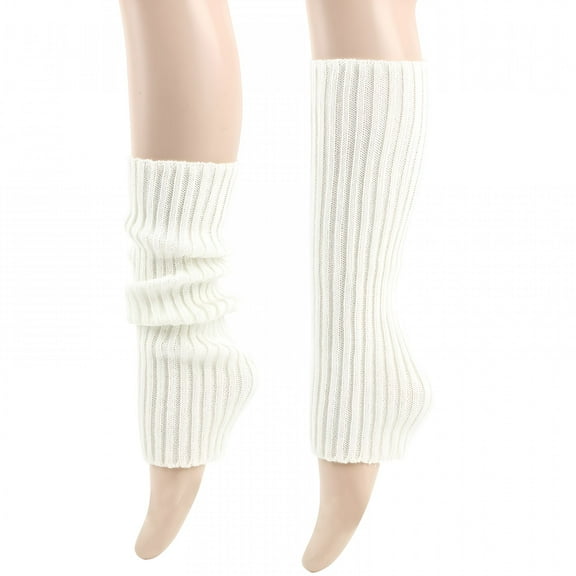 TELOLY Neon Ribbed Leg Warmers For Party Sports Yoga