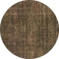 thumbnail image 1 of Ahgly Company Indoor Round Oriental Brown Industrial Area Rugs, 8' Round, 1 of 4