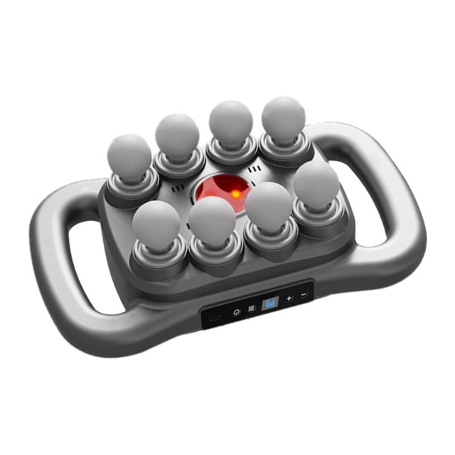 Milaget Deep Tissue Massage Electric Massage Tool Muscle Massager for Legs Body Neck 8 Head