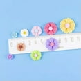thumbnail image 6 of U8MO Craft DIY Mixed Color Flatback Resin Daisy Flower Cabochons Charm 10mm 14mm 22mm-100pcs 10mm, 6 of 6