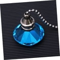 thumbnail image 2 of 2pcs Diamond Decor Delicate Switch Ceiling Chain Pull for Christmas Pendant Lake Tree Lamp Chandelier Hanging Blue Fan Crystal, 2 of 5