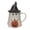 White1, variant on Halloween Ghost Coffee Mug with Witch Hat Lid, Ceramic Cute Ghostface Cup with Handle, Lidded Drinkware for Tea Hot Cocoa, Novelty Party Decor Gift for Adults Holiday Beverage Container 440ml/15oz