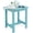 Light Blue, variant on Outdoor Side Table, HIPS Adirondack Small Single Table, Waterproof Square Outside Table, Balcony Modern End Tables for Patio, Pool, Beach, Porch, Deck, Indoor or Outdoor Use, Light Blue