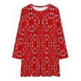 thumbnail image 3 of Red Bandana Dress Long Sleeved Dress dresses for official occasions dress women summer, 3 of 4