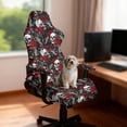thumbnail image 2 of KUIFORTI Skull Rose Gaming Chair Covers Slipcovers Easy to Install Game Computer Office Desk Chair Cover Protector with Armrest Covers Comfortable for Office and Computer Chairs, 2 of 7