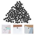 thumbnail image 3 of 100 chinchetas de bola redondas a presión con punta de acero inoxidable para mapas, ideales para oficina, hogar, manualidades y bricolaje (negras)., 3 of 7