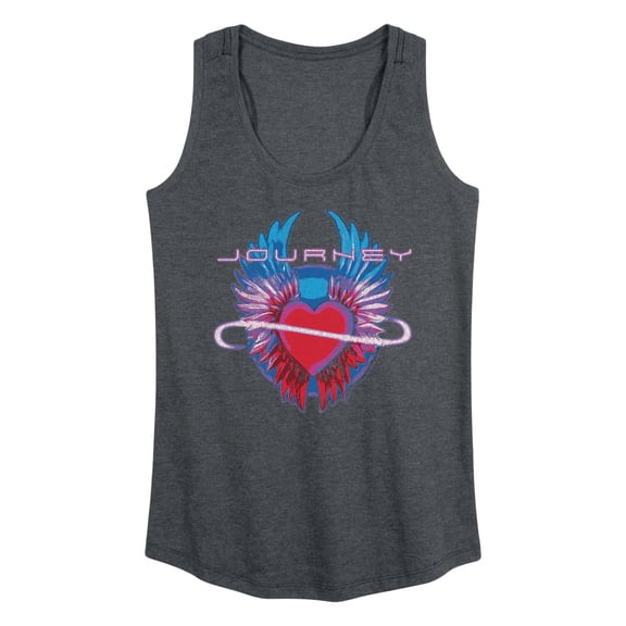 Journey - Infinity Heart Wings - Women's Racerback Graphic Tank
