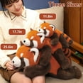 thumbnail image 4 of Bootesun Weighted Red Panda Stuffed Animal,17 Inch Cute Red Panda Plush Toys Super Soft Red Panda Plush Pillow Plushie Dolls Sleeping Cushion for Boys Girls Gifts Birthday, 4 of 14