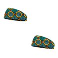 thumbnail image 4 of Sonducket Diadema deportiva con flores geométricas, banda para el sudor, diadema para el cabello, envoltura de estilo, Yoga, gimnasio, accesorios Type2 NO2 Sonducket CBP258364, 4 of 6