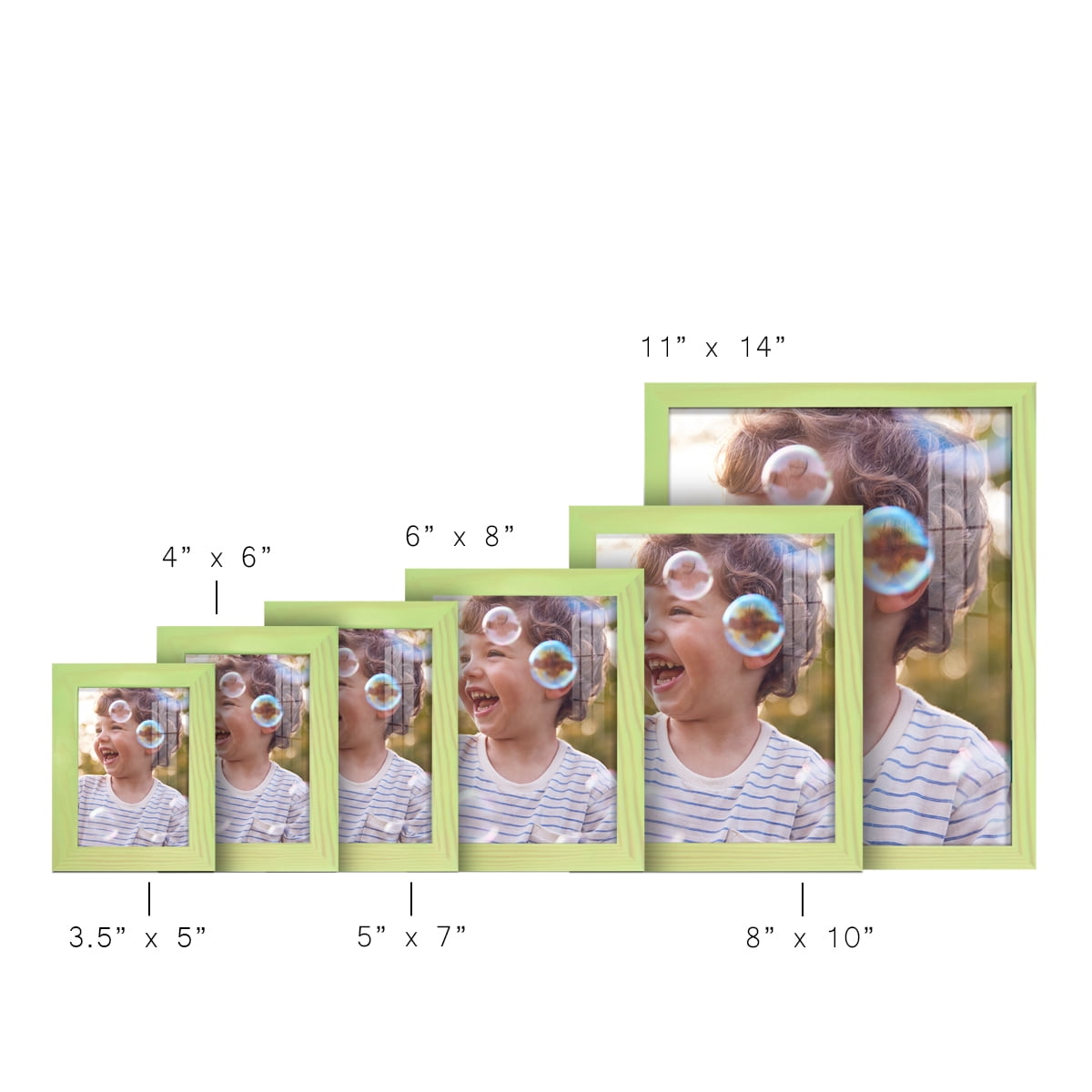 8x10 Wood Grain Picture Frame - Mint