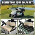 thumbnail image 4 of Yuyamidu Xmas Tree Golf Cart Seat Cover Colorful Light Golf Cart Seat Cushion Soft Golf Cart Seat Blanket Towel Christmas Travel Sports Golf Cart Accessories Decor for Women Men, 4 of 7