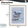 thumbnail image 4 of Stupell Industries Modern Disco Kitchen Mixer over Blue Birch Framed Print Under Glass, 13 x 16, by LISH Creative, 4 of 8
