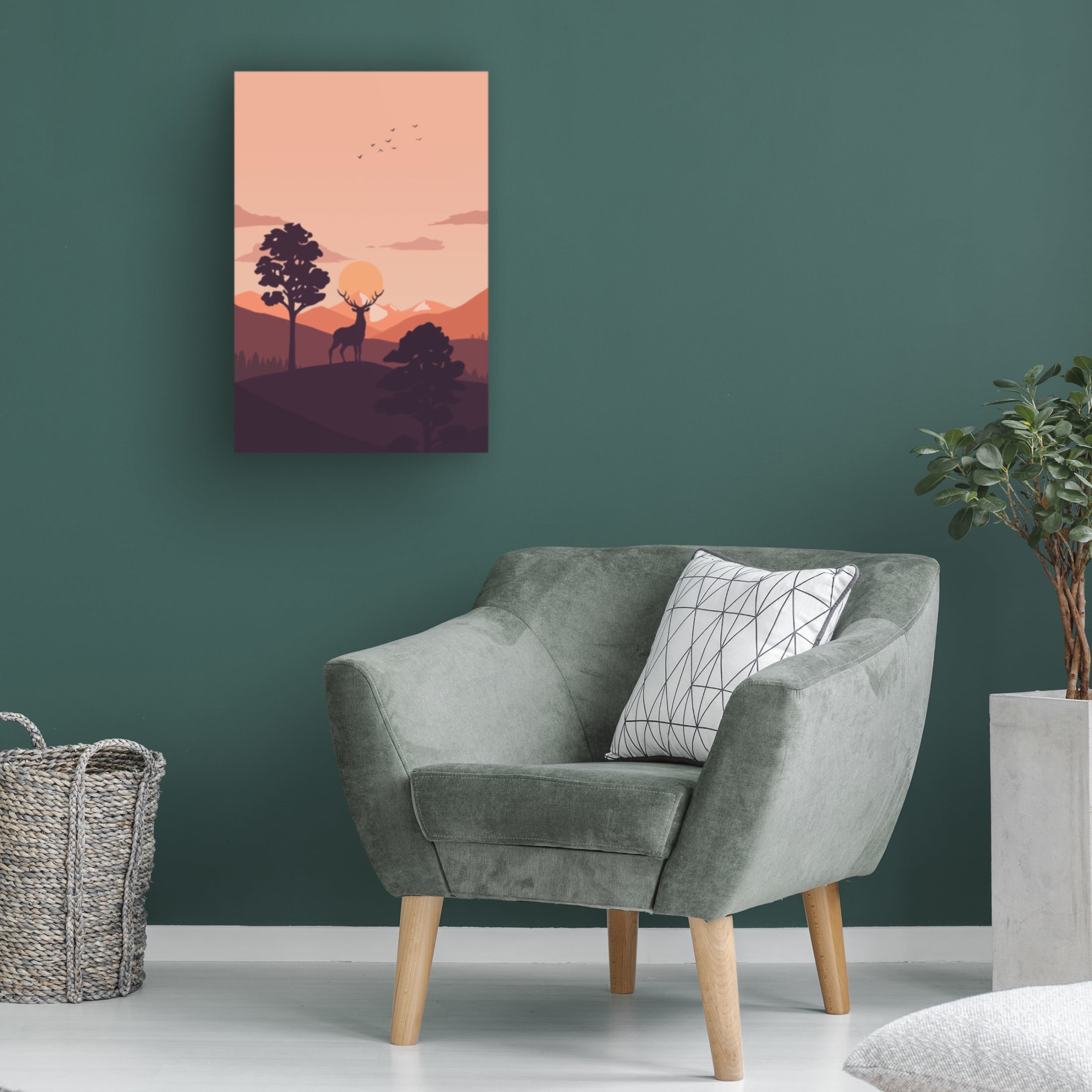Trademark Fine Art Xuan Thai Summer Sunset Canvas Wall Art