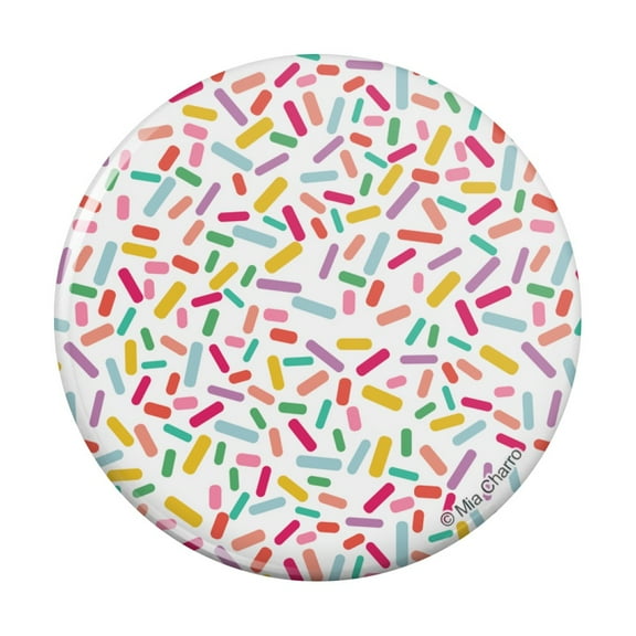 Colorful Confetti Sprinkles Pinback Button Pin