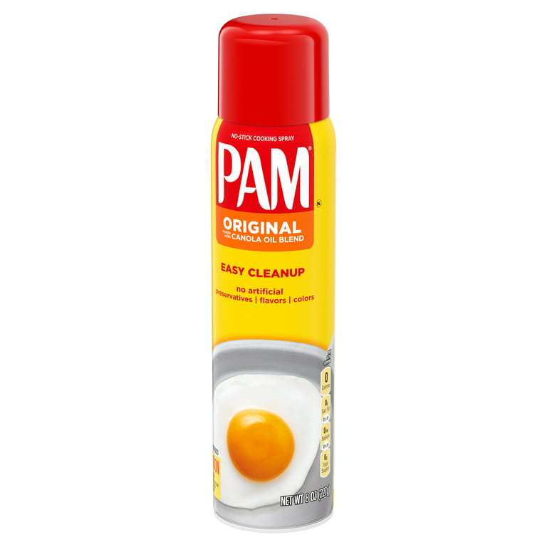  Pam Original No-Stick Cooking Spray 6 Ounce (3 Pack) : Non  Stick Cooking Sprays : Grocery & Gourmet Food