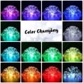 thumbnail image 2 of Luces de hadas coloridas, luces de hadas cambiantes multicolores Luces de hadas plateadas para interiores Dormitorio Fiesta de Navidad al aire libre Jardín, 2 of 5