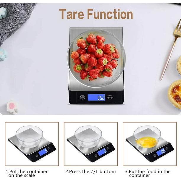 Digital kitchen top food scale