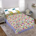 thumbnail image 2 of HTOOQ Ensemble de Draps pour Enfants, 4 Pcs Taille Complète, Hasbro Lost Kitties, 2 of 4