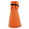 thumbnail image 3 of Jinhomg Sun Visor for Women Lightweight Breathable Roll Up Ponytail Hat Packable Beach Straw Visor Casual Summer Outdoor Sun Hats Holiday Clearance Sale Orange, 3 of 6