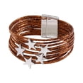 thumbnail image 4 of Pulsera rígida para niña, de aleación, , , ideal para fiestas y como accesorio versátil. Café, 4 of 8