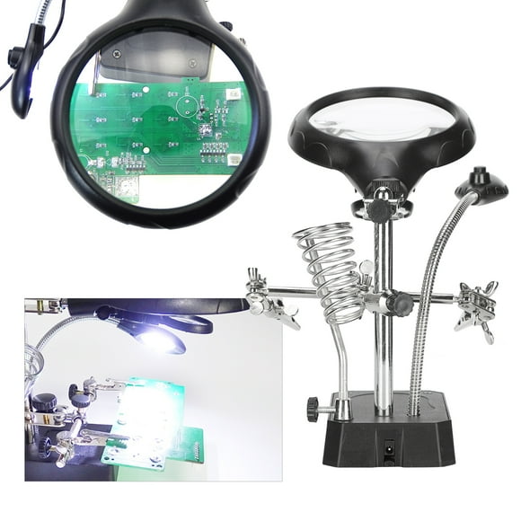 Fosa Desktop Fixing Cramp Magnifier Auxiliary Clip Adjustable Desktop Stand Fixing Cramp Lamp Holder Installation Tool