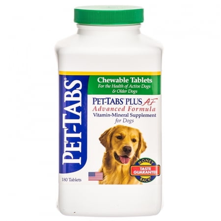 Dogs 180 Tablets Pet Tabs Plus Af Advanced Formula Vitamin Mineral Supplement For Dogs - 180 Tablets ()