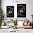 thumbnail image 4 of Elephant Stock Lucky Gold Koi Wall Art - Vertical Canvas Wall Art - Living Room Wall Decor - Wellness Canvas - Gold And Blue Decor - 20" x 30", 4 of 8