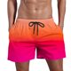 thumbnail image 2 of Pantalones cortos de baño degradados para hombre Pantalones cortos de playa de bolsillo de secado rápido de verano Pantalones cortos hawaianos Pompotops  qyievc7772, 2 of 5