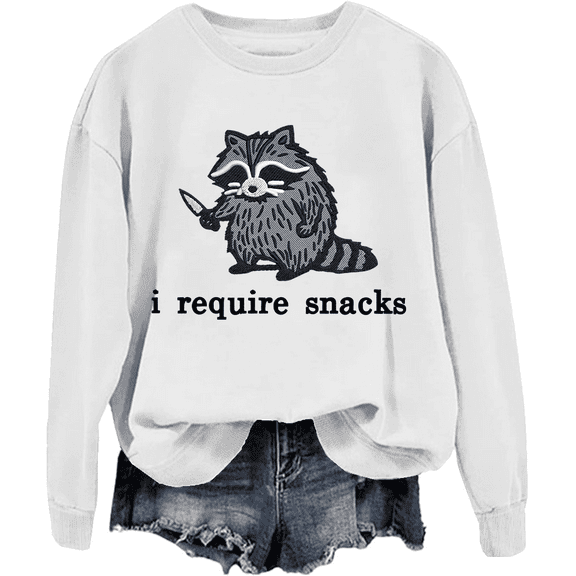I Require Snacks Sweatshirt Unisex
