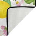 thumbnail image 5 of Dreamtimes Summer Lemon Leaves Area Rug, 36"x24" Tropical Fruits Flower Floor Carpet Non-Slip Washable Indoor Door Mat for Bedroom Kitchen Entryway Bathroom, 5 of 7