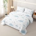 thumbnail image 3 of Erosebridal Kawaii Cartoon Stars Quilt Full,Smiley Cloud Moon Full Bedspread Sets For Girls,3pcs, 3 of 7