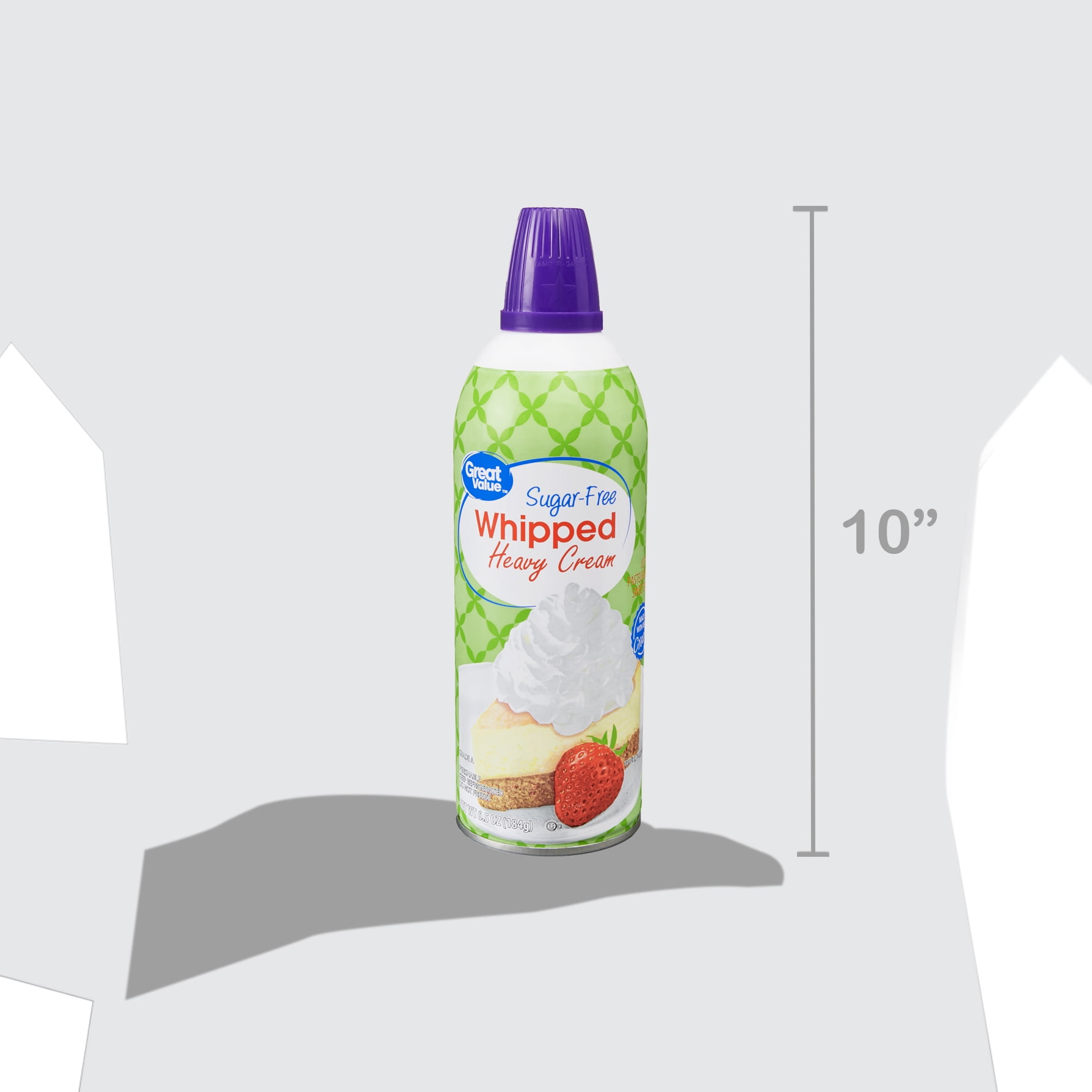 Great Value Original Sugar Free Whipped Topping, 6.5 oz