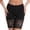 A-Black2541, variant on XIAONU Women's Lace Safety Shorts Stretch Fit Casual Bottoms