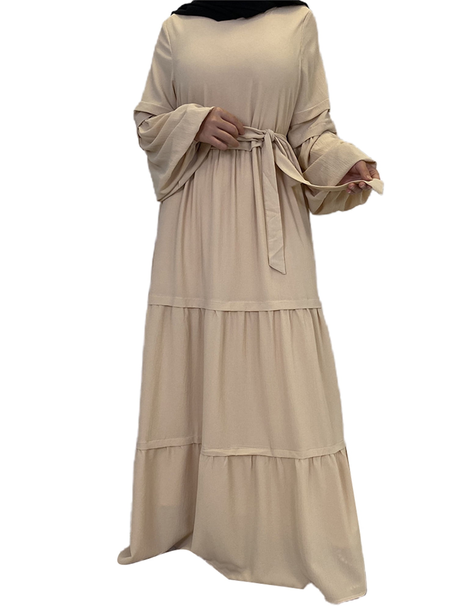 Xavaria Womens Abaya Long Full Sleeve Muslim Dresses Kuwait | Ubuy