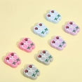 thumbnail image 4 of 8Pcs 4Colors Flip Flop Shape Silicone Beads Pen Beads Summer Silicone Loose Spacer Beads for DIY Necklace, 4 of 9