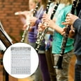 thumbnail image 4 of Clarinet Fingering Chart, Clear Print Convenient Clarinet Chords Poster Durable Practical  For Beginner For Band Room For Classroom S 30cm,L 56cm, 4 of 8
