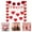A, variant on Party Supplies,Valentines Day Decorations Set Hanging Heart Love And Wooden Beads Garlands Banner For Home Classroom Wedding And