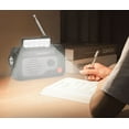 thumbnail image 2 of Black Solar-Powered Handheld Emergency NOAA WB Band Radio with Bluetooth Speaker, 2 of 5