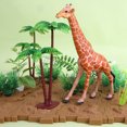 thumbnail image 4 of Kids Animal Figure Playset Realistic Tiger Elephant Panda Figure Giraffe Model, 4 of 10