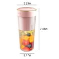 thumbnail image 3 of TUOBARR Portable Blenders , For Shakes And, Fruit Juicer USB Rechargeable With 6 Blades, Handheld Blenders For Sports Travel And Outdoors, 3 of 5