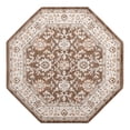thumbnail image 3 of Unique Loom Charlotte Collection Area Rug - Carmel (7' 10" Octagon Brown/Ivory), 3 of 7