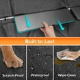 thumbnail image 4 of Back Seat Extender for Dogs, Hard Bottom Dog Car Seat Cover for Back Seat with Removable Pad, Waterproof Dog Hammock for Car, Rear Seat Protector Holds 400lbs for Car, SUV, Truck, Black, 4 of 9
