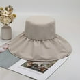 thumbnail image 4 of Sombrero de pescador de moda para verano, playa, ala ancha, sombrero de viaje plegable, 4 of 5