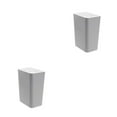 thumbnail image 1 of Youkk 1/2/3 Kitchen Trash Can With Lid - Large Capacity Modern Rectangular Trash Bathroom Toilet Nordic Grey L 2PCS, 1 of 6
