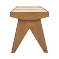 thumbnail image 5 of Franco Wooden Bench With Cane Seat, 45"W, Brown, 5 of 7