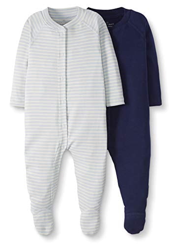 Moon and Back by Hanna Andersson Baby 2-Pack Organic Cotton Footed