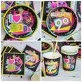 thumbnail image 3 of 90s Party Supplies - Back to the 90s Party Decorations Set Including HAPPY BIRTHDAY Banner, Hanging Swirls, 90s Element Bunting, Plates, Cups, Napkins, Tableware, Tablecloth, Balloons - Serves 20, 3 of 6