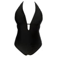 thumbnail image 1 of Traje de Baño Ocean Pacific para Mujer Completo con Elástico en Pecho y Escote Amplio Negro Talla CH, 1 of 4